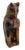 Wood Antique Early Folk Art Carved Cat With Human-Like Face For Sale - Image 7 of 7