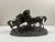 Late 20th Century Bronze Horse Sculpture – Twin Horses in Motion For Sale In West Palm - Image 6 of 8