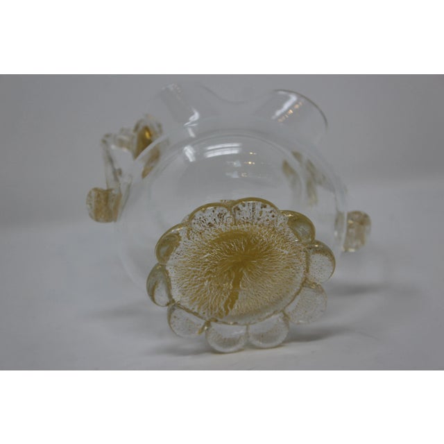 Traditional Vintage Murano Glass Sugar Bowl For Sale - Image 3 of 5
