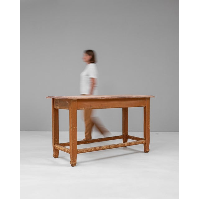 19th Century Central European Wood Patinated Table For Sale - Image 4 of 9