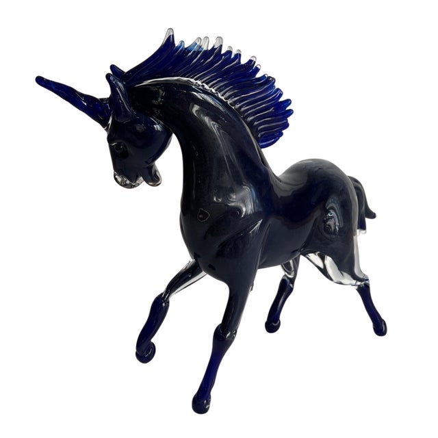 This commanding one-of-a-kind sculpture, handblown in Murano by the distinguished glass artisan Marco Guiman, captures the...