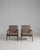 19th Century 19th Century France Mid-century Modern Taupe Wood Armchair For Sale - Image 5 of 11