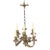 Mid 20th Century Louis XV Style Six-Light Gilt Bronze Chandelier For Sale