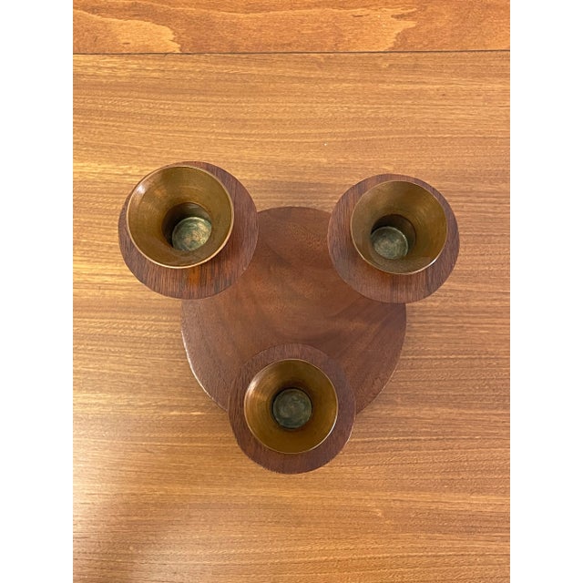 Late 20th Century Vintage American Modernist Studio Candelbra, Signed For Sale - Image 5 of 9