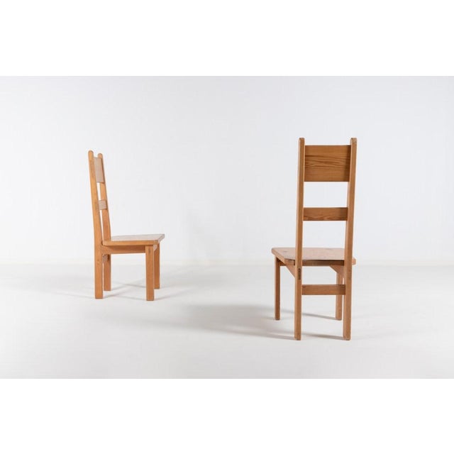 Pine Chairs by Roland Wilhelmsson for Karl Andersson & Söner, Sweden, 1960s, Set of 6 For Sale - Image 6 of 16