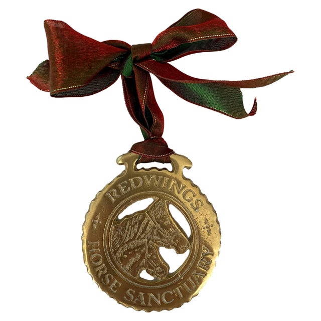 Victorian Antique English Horse Brass Ornament For Sale - Image 3 of 3