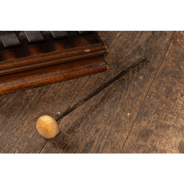 Wood j.c. Deagan Liberty Chimes Railroad Dinner Bell Set For Sale - Image 7 of 7