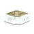 2020s Tiffany & Co. Sterling Silver 1837 Square Ring 11.34g, Size 8.5 For Sale - Image 5 of 7