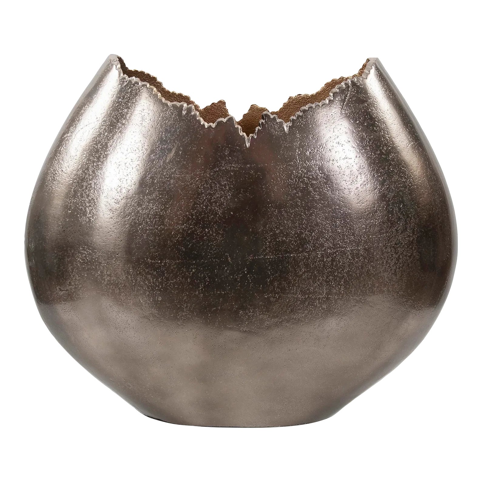 The Baniff Jagged Edged Disc Vase, Large Chairish