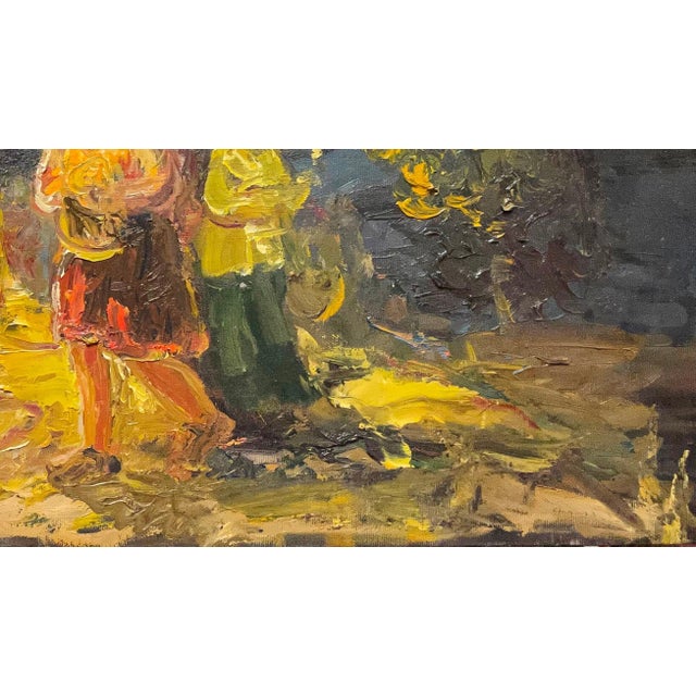 Orthodox Church Painting, Antique Oil Landscape, Ukrainian Art 37-65 For Sale - Image 6 of 6