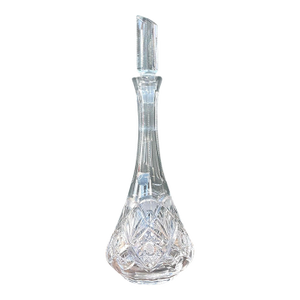 Vintage Regency Cut Glass Decanter