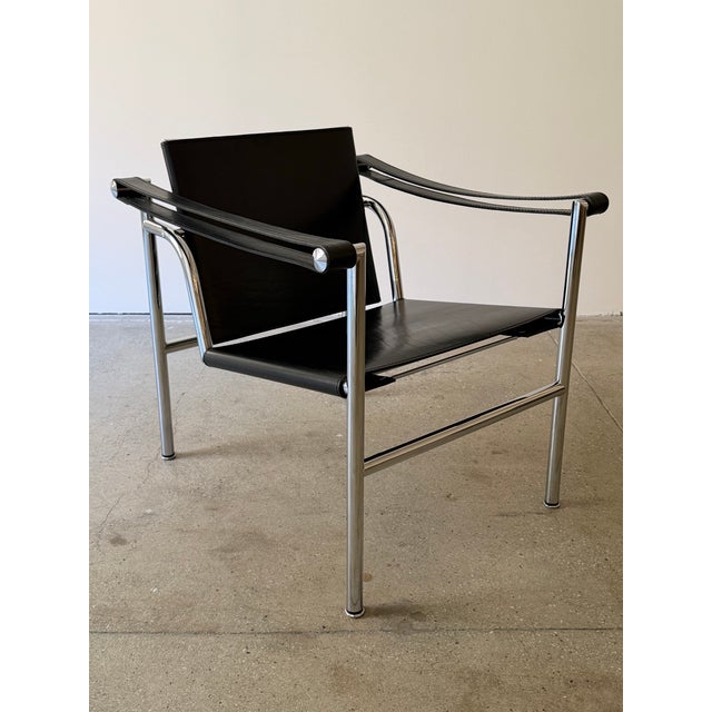 Lc1 “Fauteuil À Dossier Basculant” Armchair by Le Corbusier, Jeanneret & Perriand for Cassina For Sale In New York - Image 6 of 12