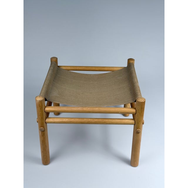 1970s Junker Safari Ottoman attributed to Bror Boije for DUX, Sweden, 1970s For Sale - Image 5 of 12