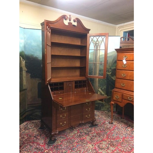 Mahogany Secretary Desk, Biggs Furniture For Sale - Image 10 of 18