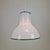 White Mid-Century Modern Italian Murano Cased Glass Pendant Light with Green Trim, 1970s For Sale - Image 8 of 15