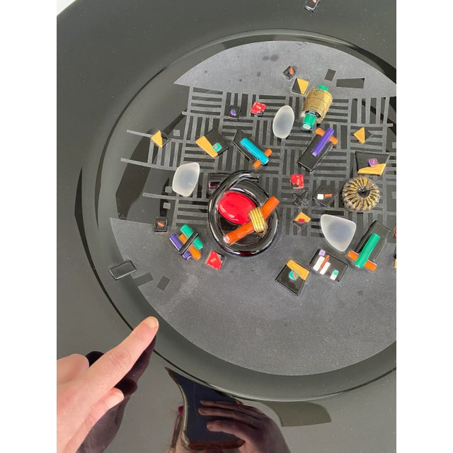 1998 Large David Garcia Glass Charger Plate, Signed For Sale In Cleveland - Image 6 of 12