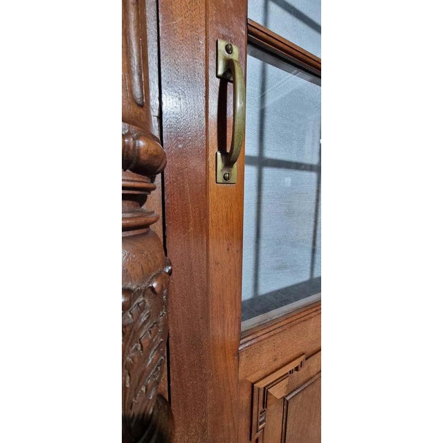 French Fixed Cupboard in Oak, 1980s For Sale - Image 11 of 16