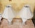 Vintage Pair of Neoclassical Trophy Urn Table Lamps in White Crackle Glaze – Made in Usa For Sale - Image 4 of 18