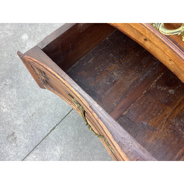 18th C. French Regency Style Commode W/ Marble Top For Sale - Image 4 of 16