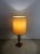 Mid Century Modern Walnut Table Lamp With Barrel Shade For Sale - Image 10 of 12