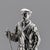 Antique 20th Century English Silver Fisherman Statue on Granite Base, 1902 For Sale - Image 6 of 14