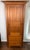 Mid 19th century Canadian pine chimney cupboard from Perth Canada, circa 1860. Upper paneled door with one interior shelf....