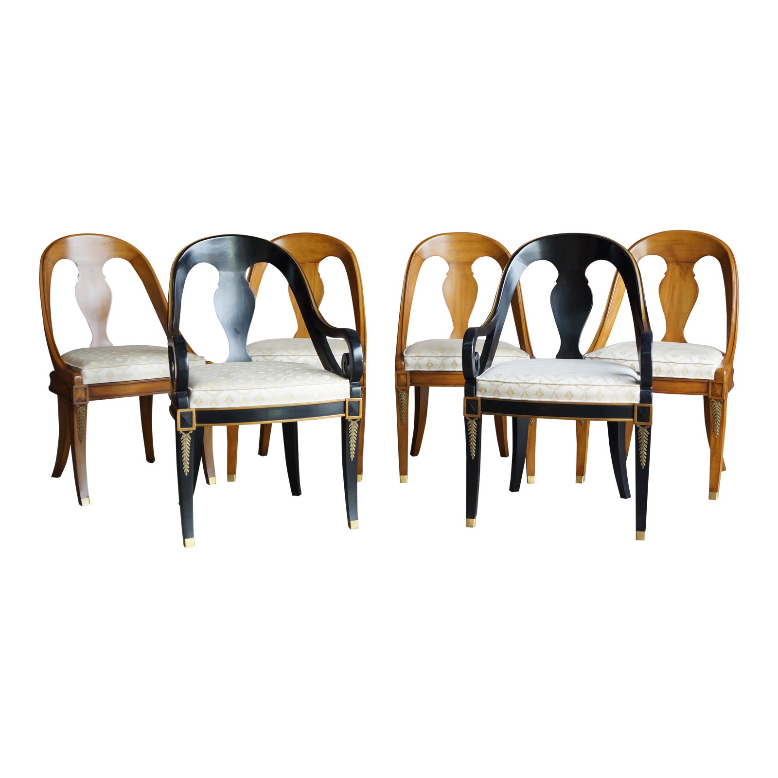 Karges Neoclassical Dining Chairs Set Of 6 Chairish