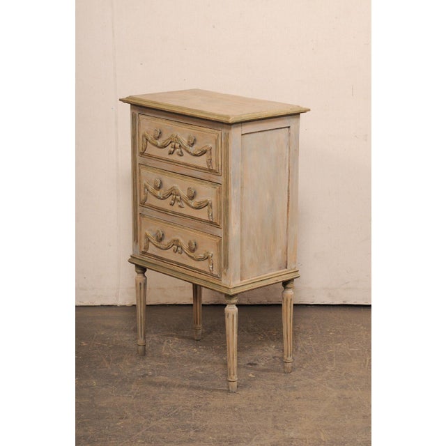 Petite French Neoclassical Style End-Chest For Sale In Atlanta - Image 6 of 12