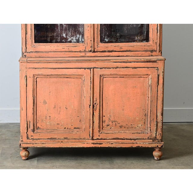 19th Century French 19th Century Painted Bibliotheque For Sale - Image 5 of 12