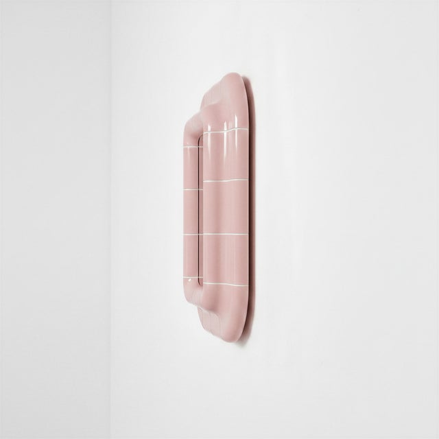 Lolita Mirror in Blush Pink by Tilecito For Sale - Image 4 of 9