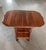 Brown Mid 20th Century Walnut Drop Leaf Tea Table/Bar Cart For Sale - Image 8 of 12