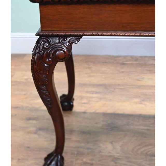Chippendale Mahogany Console Table, 1920 For Sale - Image 4 of 8