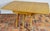 Gold Mid 20th Century Heywood Wakefield Butterfly Drop Leaf Wishbone Dining Table With 2 Leaves For Sale - Image 8 of 12