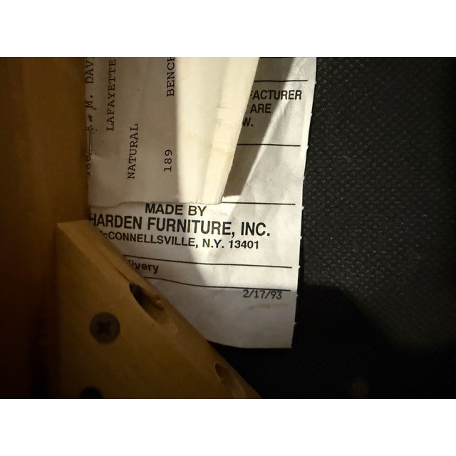 Late 20th Century Harden Queen Anne Style Stool Set, A Pair For Sale - Image 12 of 13