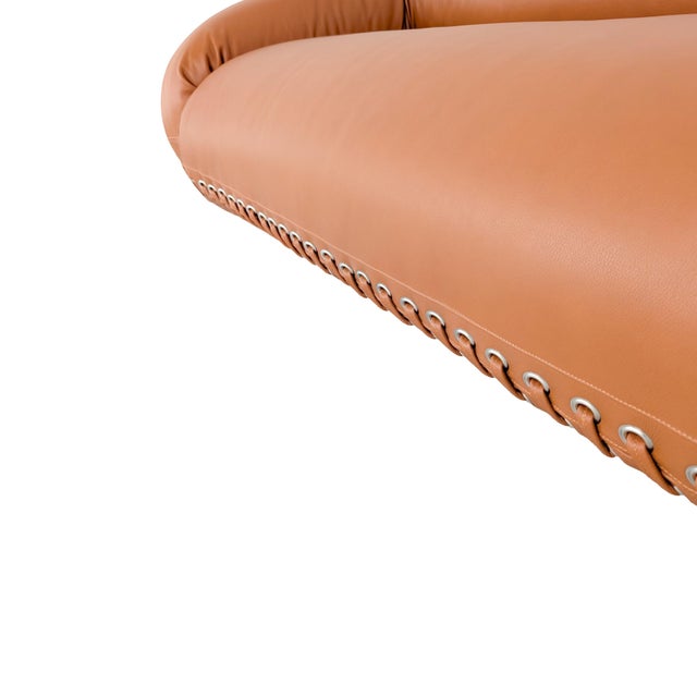 Orange Anfibio Sofa in Cognac by Allessandro Becchi for Collezioni For Sale - Image 8 of 15
