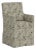 Slipcover for Stoffer Home x Cloth & Company for Lindy Slipcover Dining Armchair in Bird Toile Olive For Sale