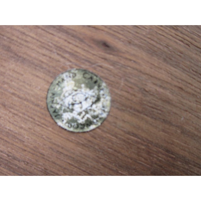 Brown Vintage Wood Kitchen Canisters MCM Hand Carved Hardwood Japan CI Star Nesting Kitchen Storage Set of 2 For Sale - Image 8 of 12