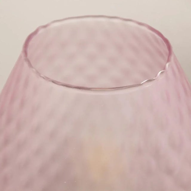 Purple Murano Glass Mushroom Table Lamp, Italy For Sale - Image 8 of 11