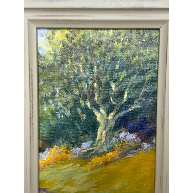 Impressionist Tree in Grove Painting, Framed For Sale - Image 4 of 12