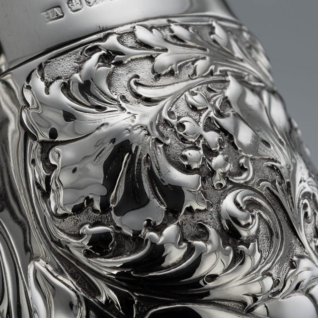 Antique Victorian Silver Mug, Sheffield, 1897 For Sale - Image 17 of 18