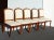 Brown Saltman Set of Eight Vintage Mid Century Modern Brown Saltman Walnut Dining Room Chairs For Sale - Image 4 of 12