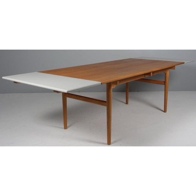 Wood CH327 Dining Table in Oiled Oak by Hans J. Wegner for Carl Hansen & Søn For Sale - Image 7 of 9