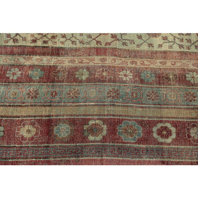 Doris Leslie Blau Antique Silk Yarkand Samarkand Rug For Sale - Image 4 of 7