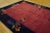 Textile 1920s Raspberry Red Open Floral Antique Chinese Art Deco Rug 9' X 11'3" Wool Knotted Carpet For Sale - Image 7 of 9