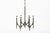 Gaetano Sciolari Italian Chrome Mid Century Modern Chandelier, 1970s For Sale In Detroit - Image 6 of 12