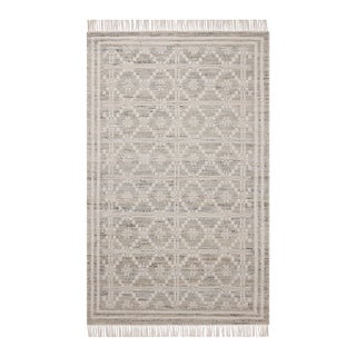 Angela Rose x Loloi Rivers Lagoon / Ivory 7'-9" x 9'-9" Area Rug For Sale