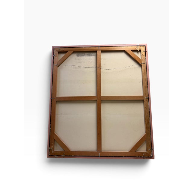 1970s Monumental Mid-Century Modern Abstract Painting "Gran Signo Mágico" by Alvaro Herrán, 1971 For Sale - Image 5 of 8