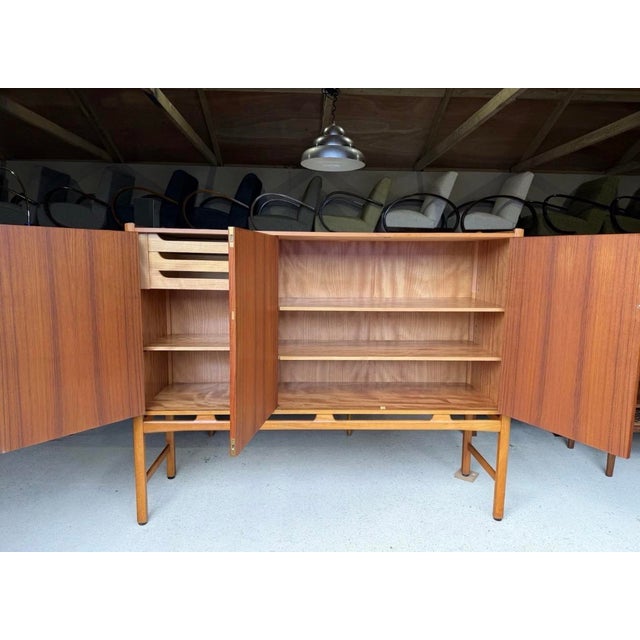 Mid-Century Modern Mid-Century Modern Swedish High Sideboard by David Rosen for Westbergs Möbler For Sale - Image 3 of 18