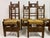 Vintage Arts and Crafts Dining Chairs, 1920, Set of 6 For Sale - Image 3 of 14