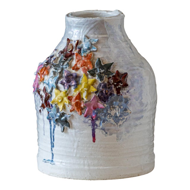 1967 David Gilhooly "Star Flower" Vase | Uc Davis Professor Estate For Sale
